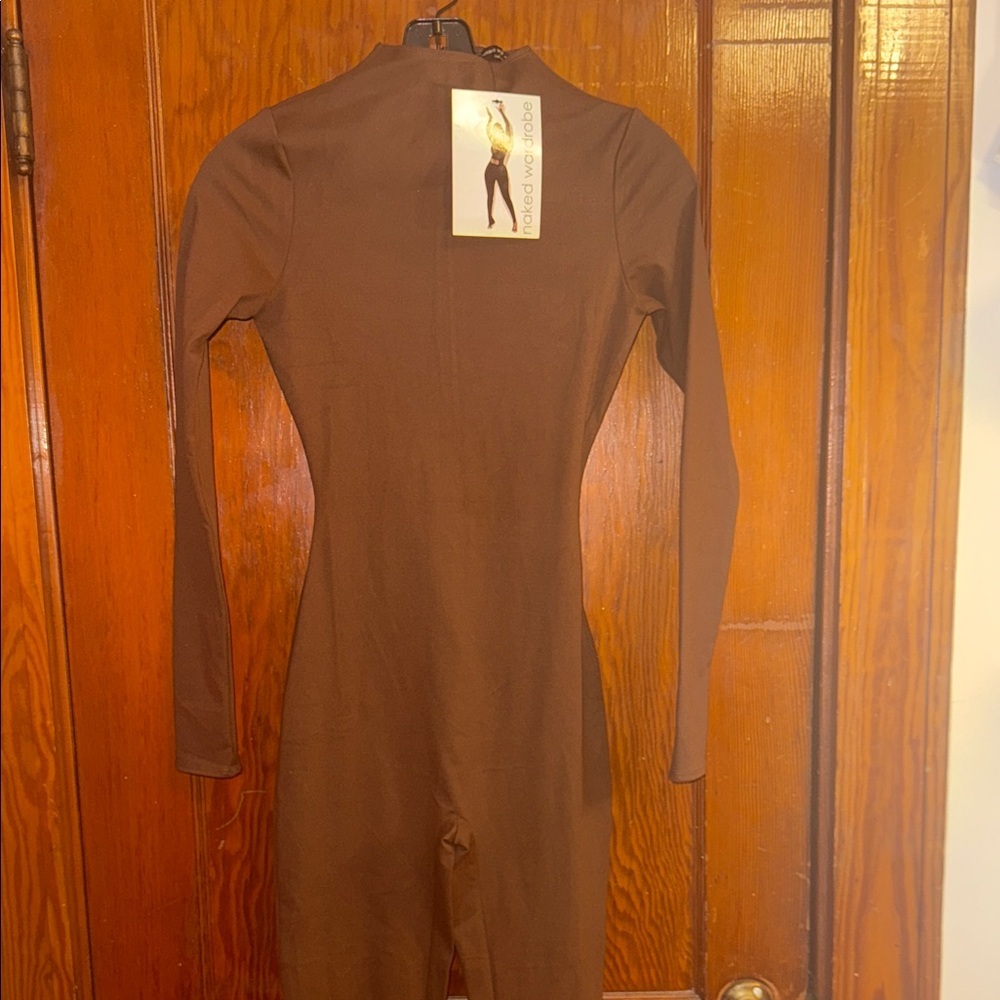 Naked Wardrobe “Espresso” Jumpsuit – Size Small | NWT | SOLD OUT
